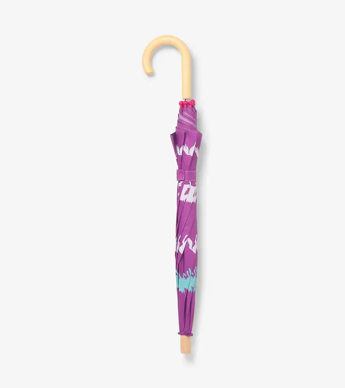 Hatley Hatley Colour Changing Umbrella Leaping Horses  Hyacinth Violet