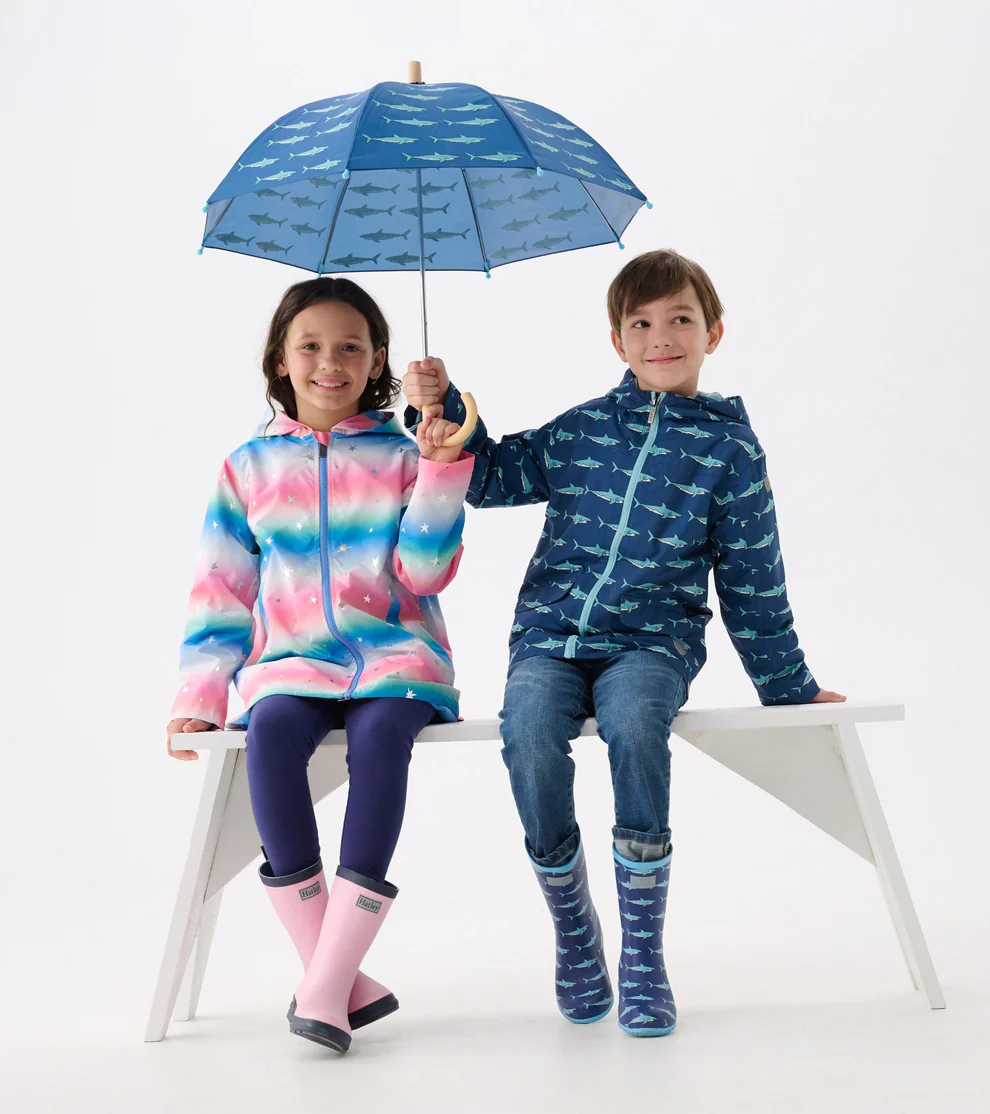 Hatley Hatley Umbrella Shark Tank Patriot Blue