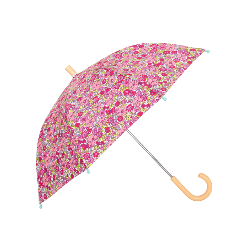 Hatley Hatley Umbrella Groovy Flowers  Pink