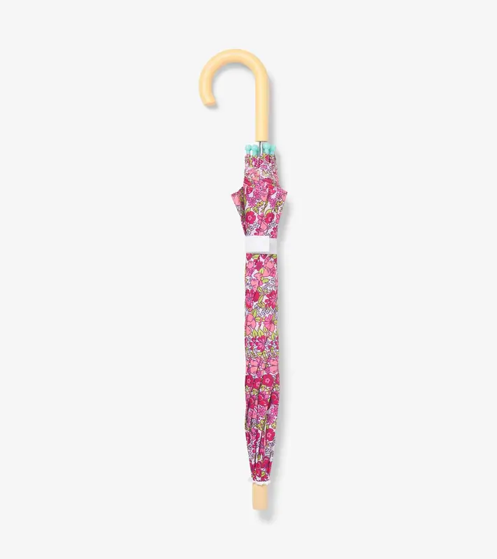Hatley Hatley Umbrella Groovy Flowers  Pink