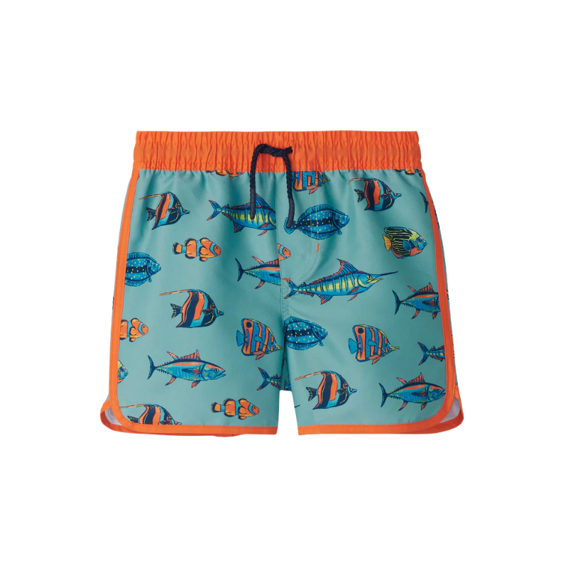 Hatley Hatley Swim Shorts Tropical Fish Nile Blue