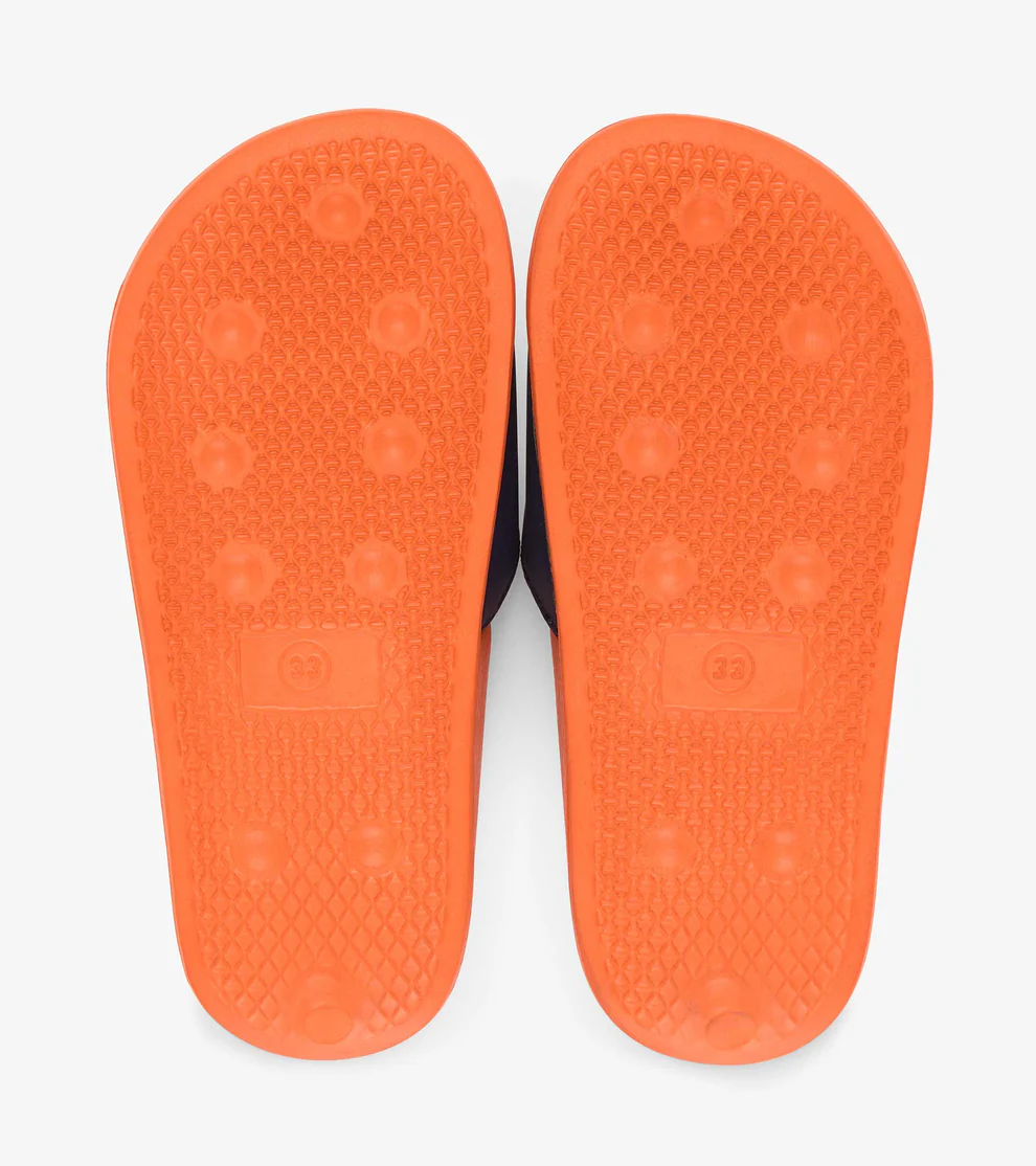 Hatley Hatley Slide On Sandals Shark Carrot