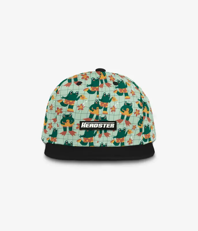 Headster Headster Snapback Cap Toad Afloat Pearl Harvest