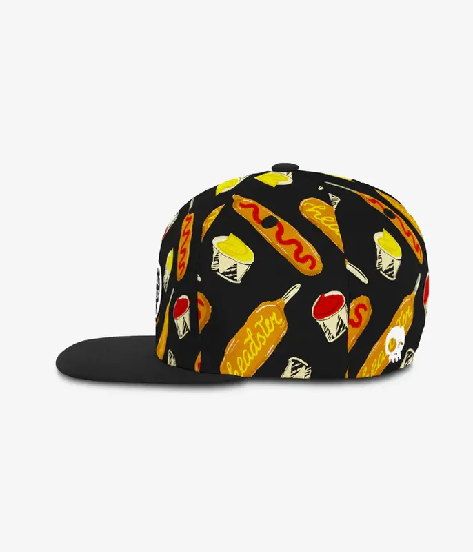 Headster Headster Snapback Cap Pogo Black