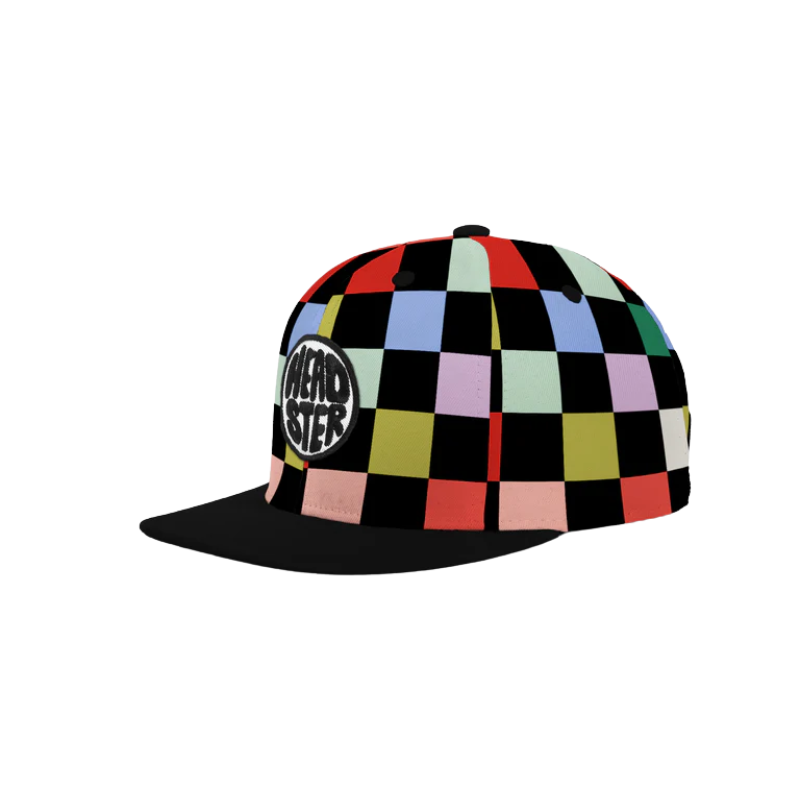 Headster Headster Snapback Cap Colorburst Black