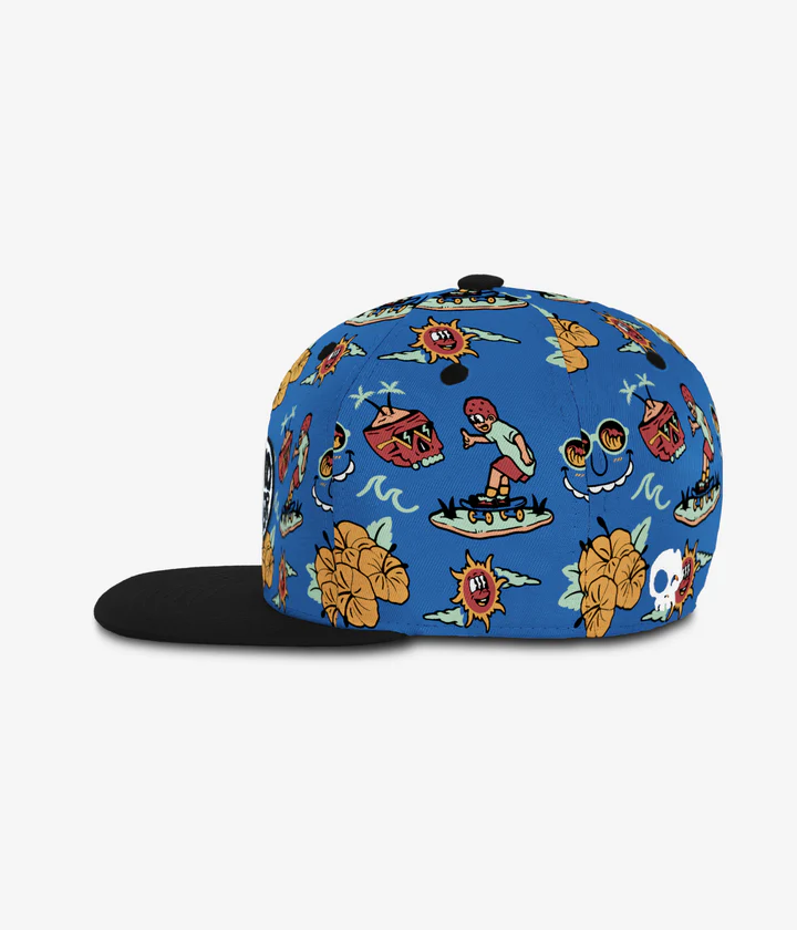 Headster Headster Snapback Cap Yea, Dude! Lagoona Blue