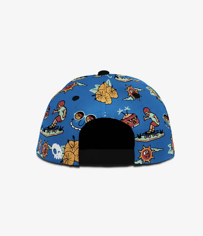 Headster Headster Snapback Cap Yea, Dude! Lagoona Blue