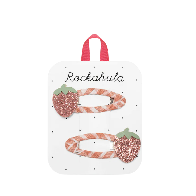 Rockahula Rockahula Hair Clips Sweet Strawberry