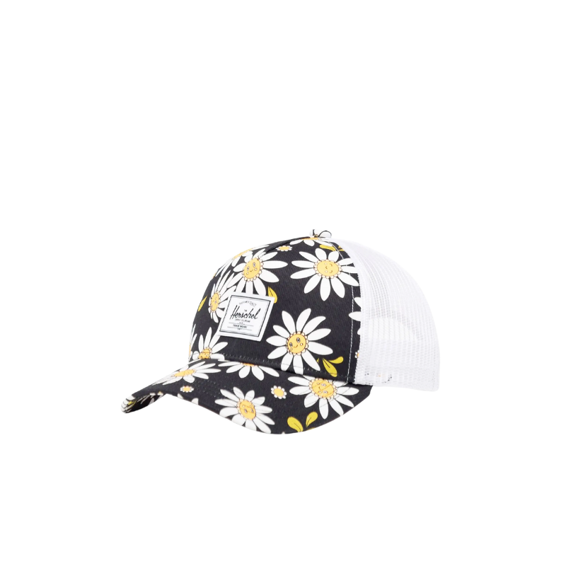 Herschel Herschel Whaler Cotton Mesh Kids Cap Daisy Days
