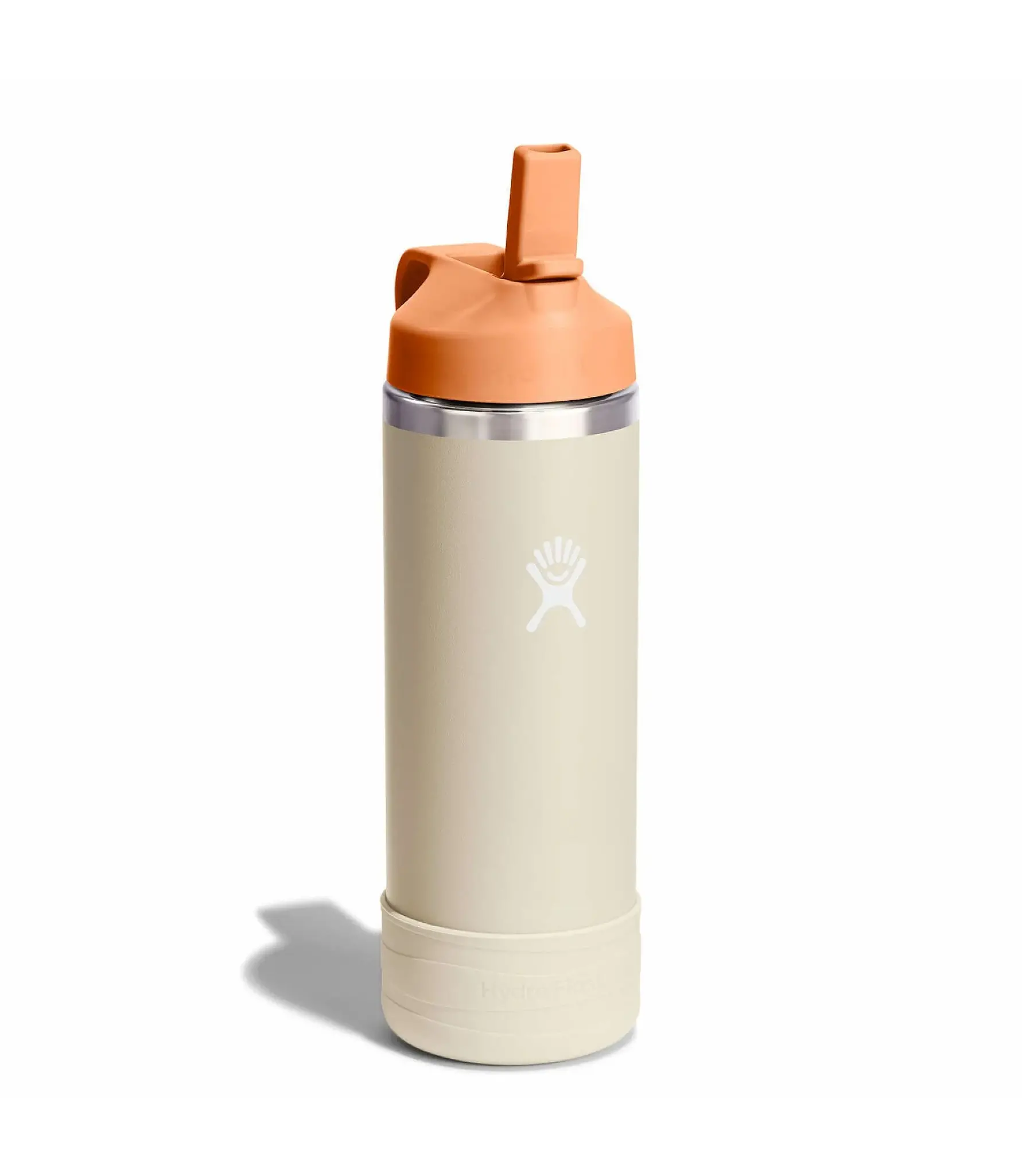 Hydro Flask Hydro Flask 18 Oz Kids Wide Mouth Straw Cap And Boot Coconut