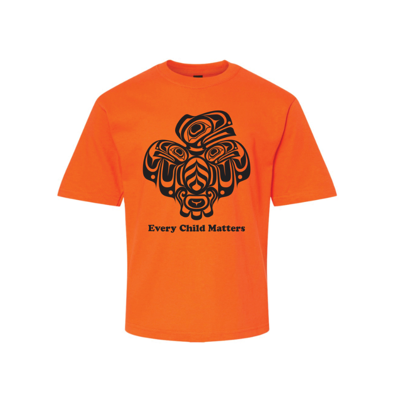 Native Northwest Every Child Matters Tshirt Orange Raven Resilience