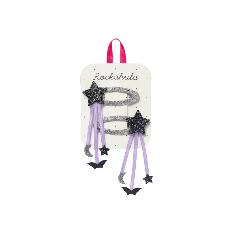 Rockahula Rockahula Halloween Hair Clips Spooky Star Streamer