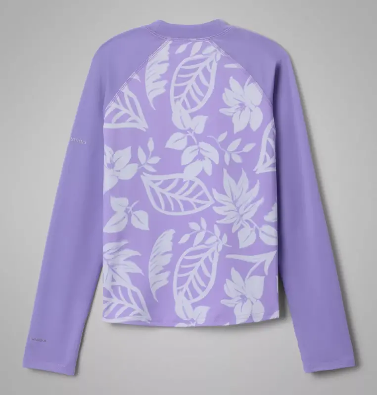 Columbia Columbia Sandy Shores Printed L/S Sunguard Paisley Purple Pasteled Tonal