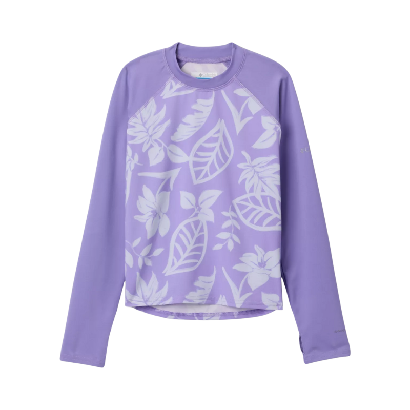 Columbia Columbia Sandy Shores Printed L/S Sunguard Paisley Purple Pasteled Tonal