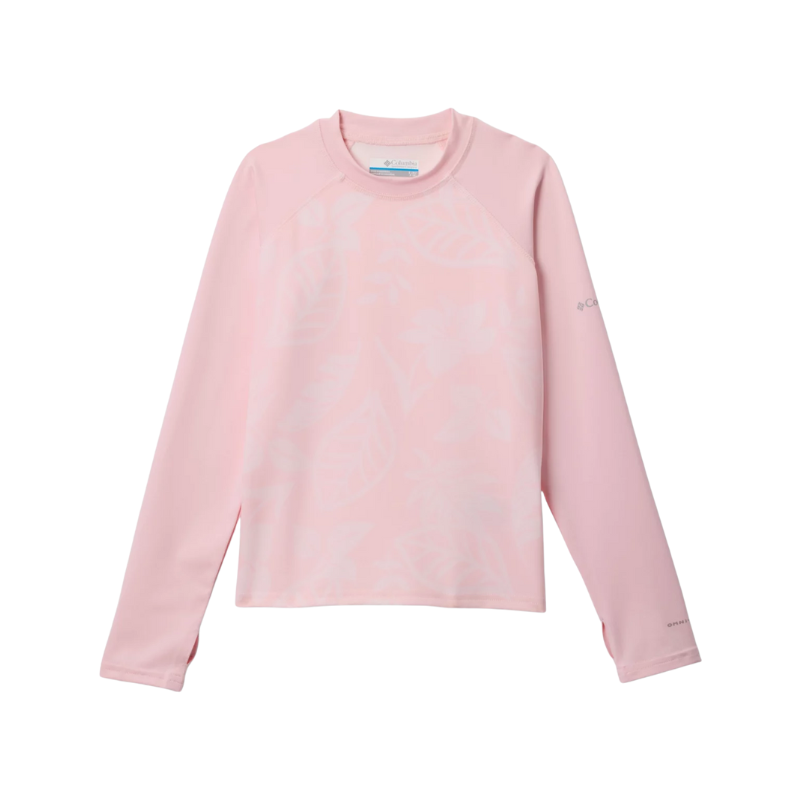 Columbia Columbia Sandy Shores Printed L/S Sunguard Satin Pink Pasteled Tonal