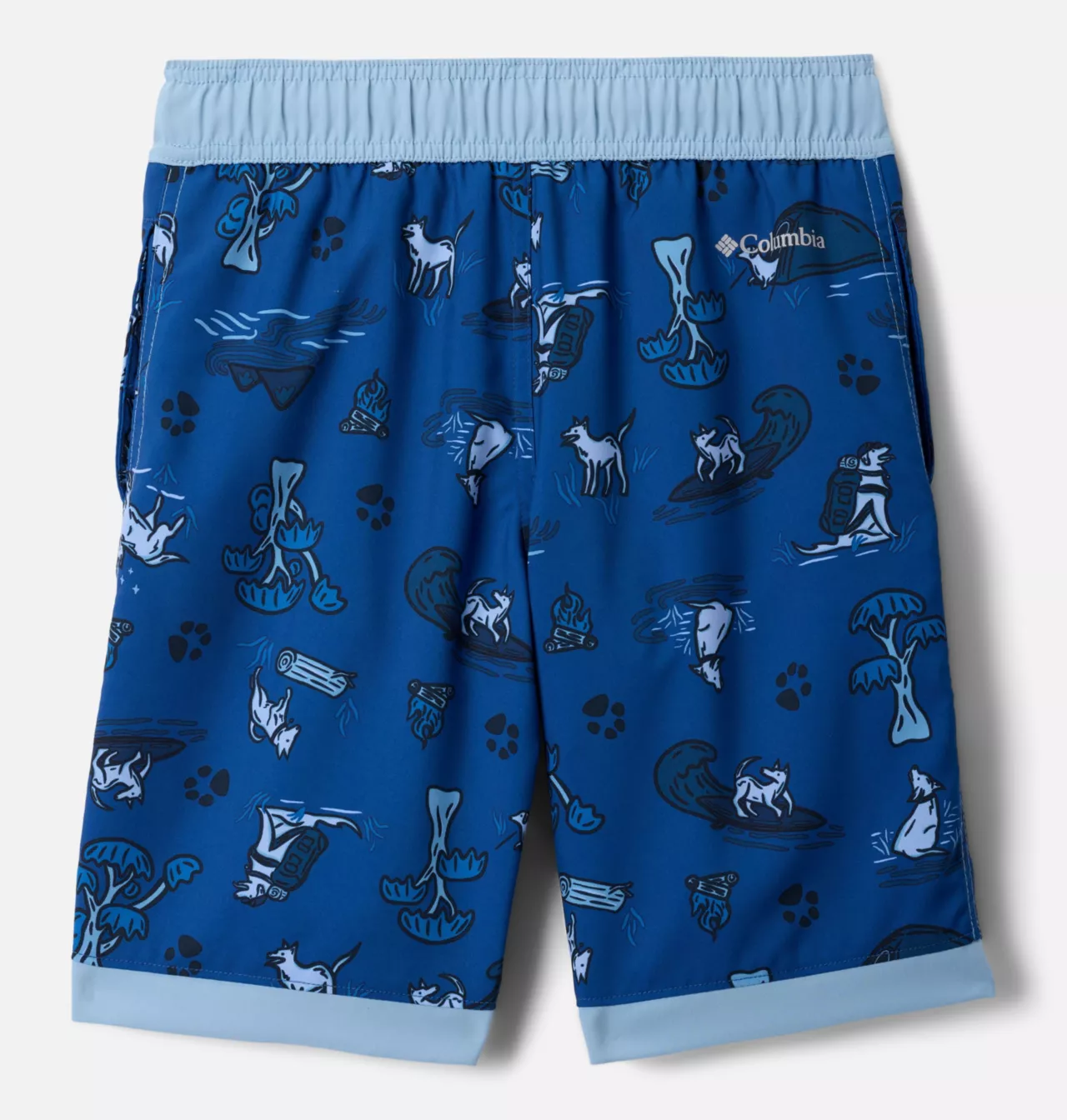 Columbia Columbia Sandy Shores Boardshort Mountain Blue Trail Tails, Ripple Blue