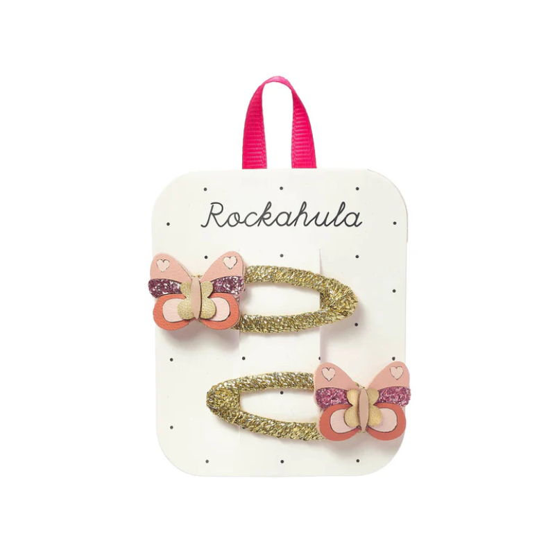 Rockahula Rockahula Hair Clips Patchwork Butterfly Clips
