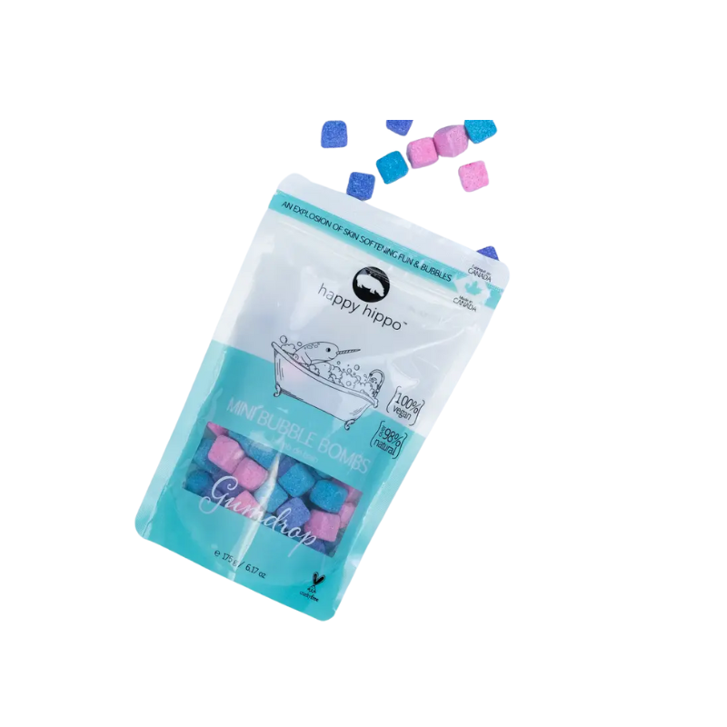 Happy Hippo Bath Happy Hippo Gumdrop Mini Bubble Bombs 175g