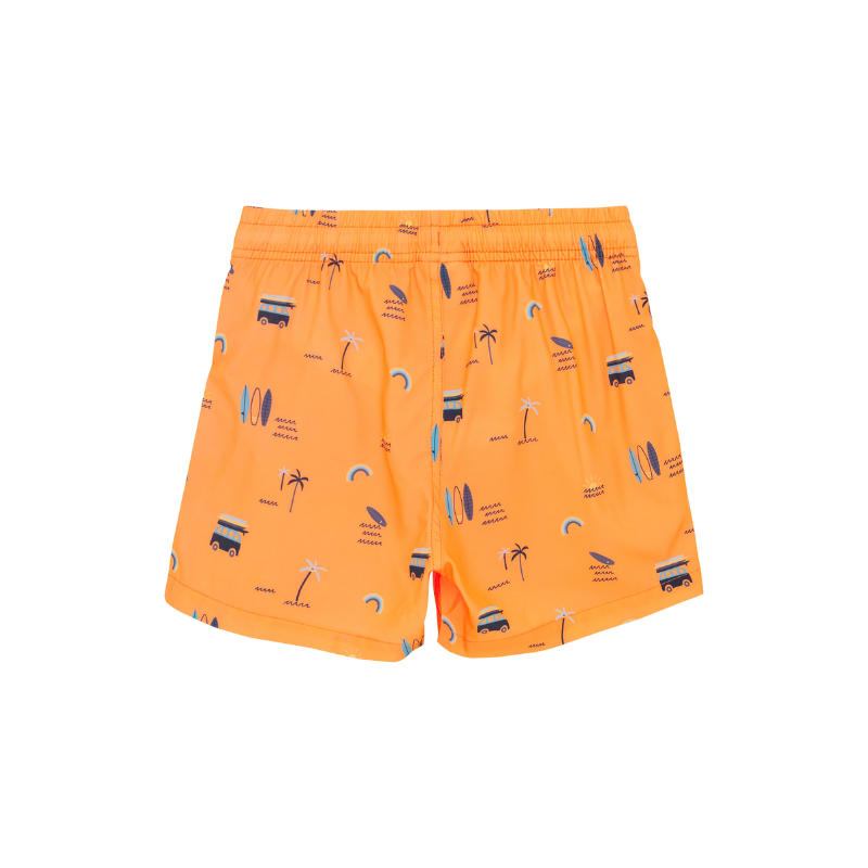 Color Kids Color Kids Swim Shorts Aop Surf Orange Pop