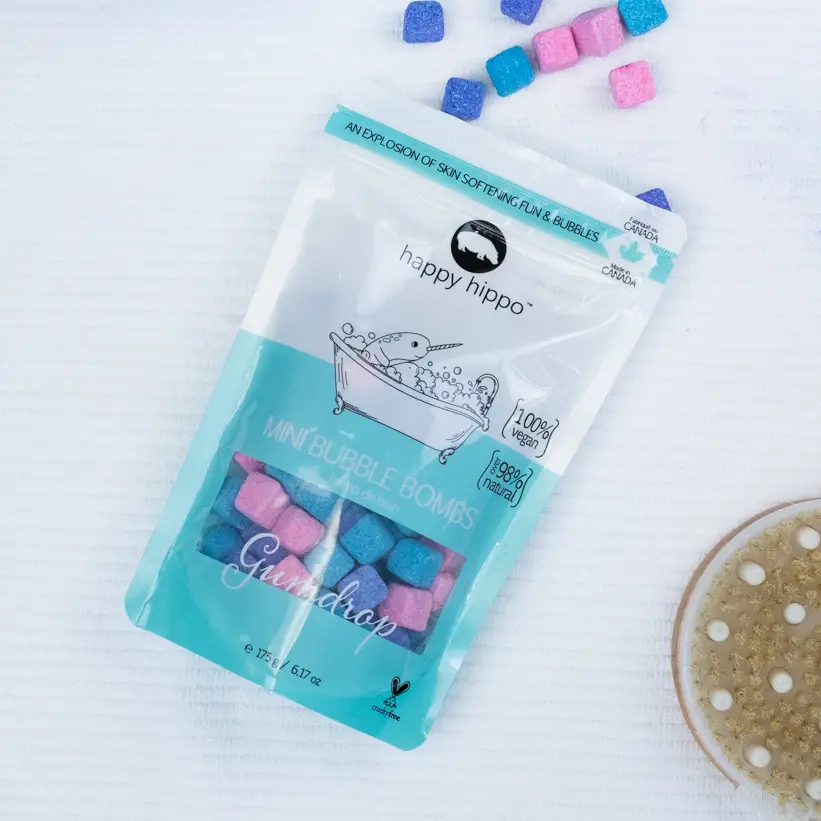 Happy Hippo Bath Happy Hippo Gumdrop Mini Bubble Bombs 175g