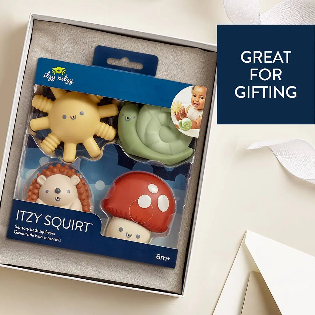 Itzy Ritzy Itzy Ritzy Squirt 4Pk Of Soft Bath Toys