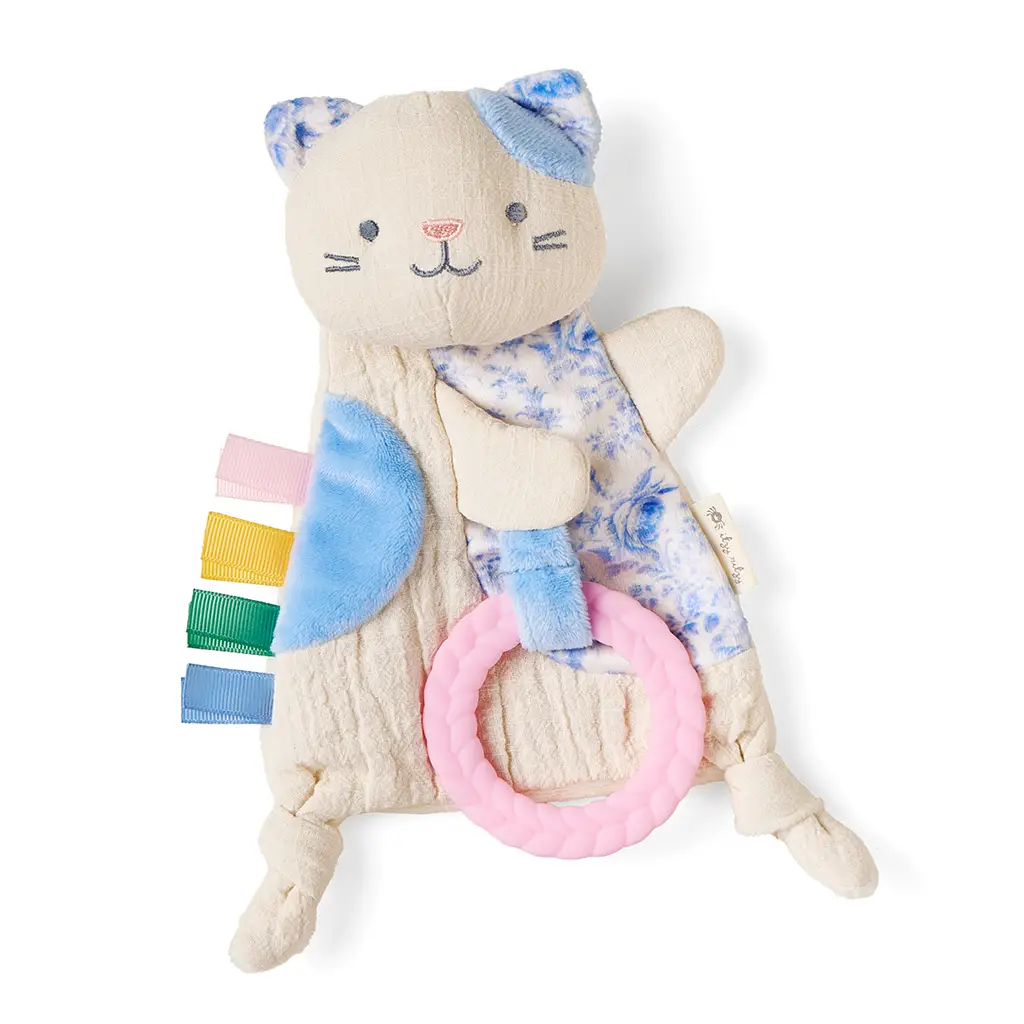 Itzy Ritzy Itzy Ritzy Bitzy Crinkle Sensory/Teether Kitty
