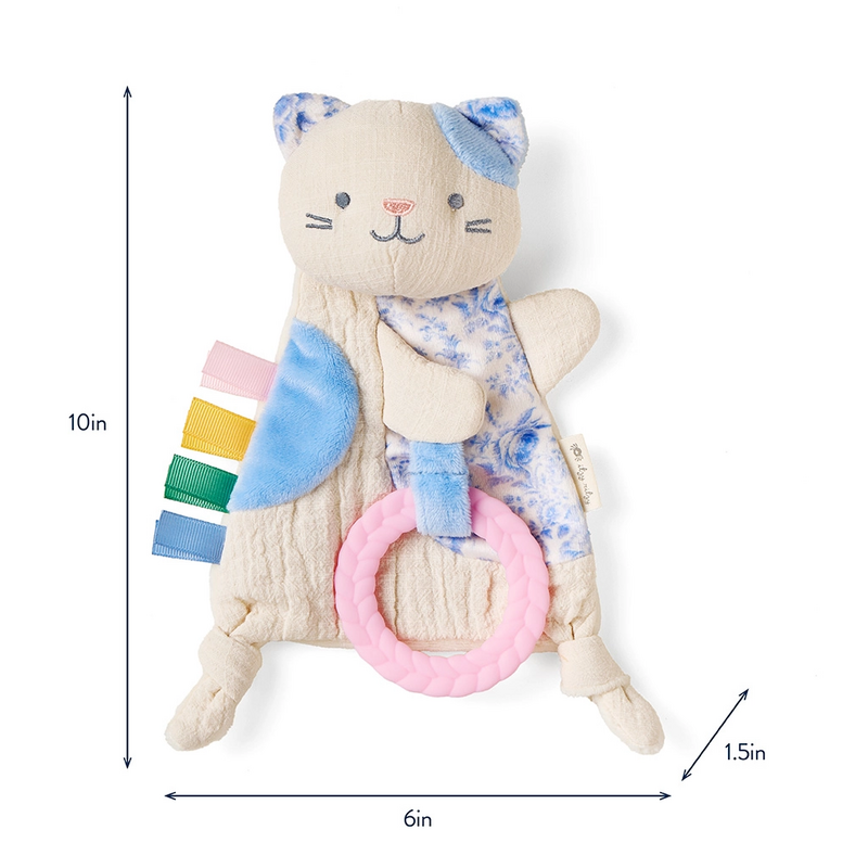 Itzy Ritzy Itzy Ritzy Bitzy Crinkle Sensory/Teether Kitty