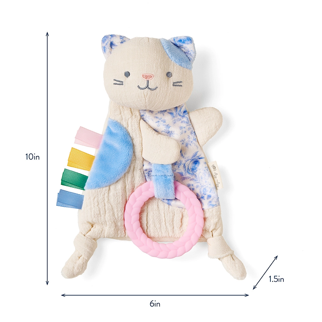 Itzy Ritzy Itzy Ritzy Bitzy Crinkle Sensory/Teether Kitty