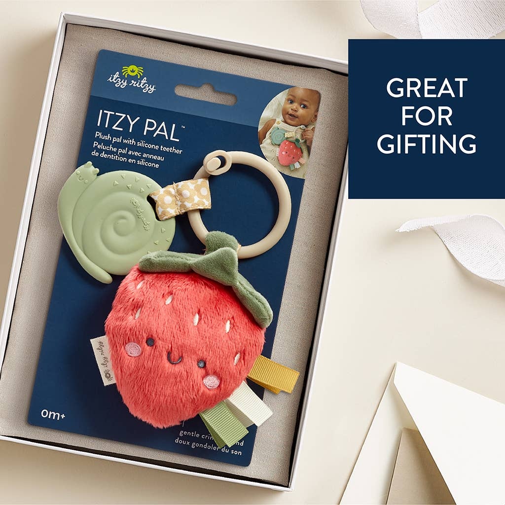 Itzy Ritzy Itzy Ritzy Pal Plush Teether Strawberry 0M+