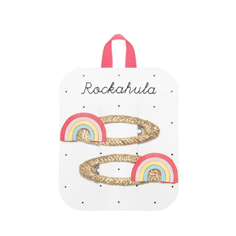 Rockahula Rockahula Hair Clips Vintage Rainbow