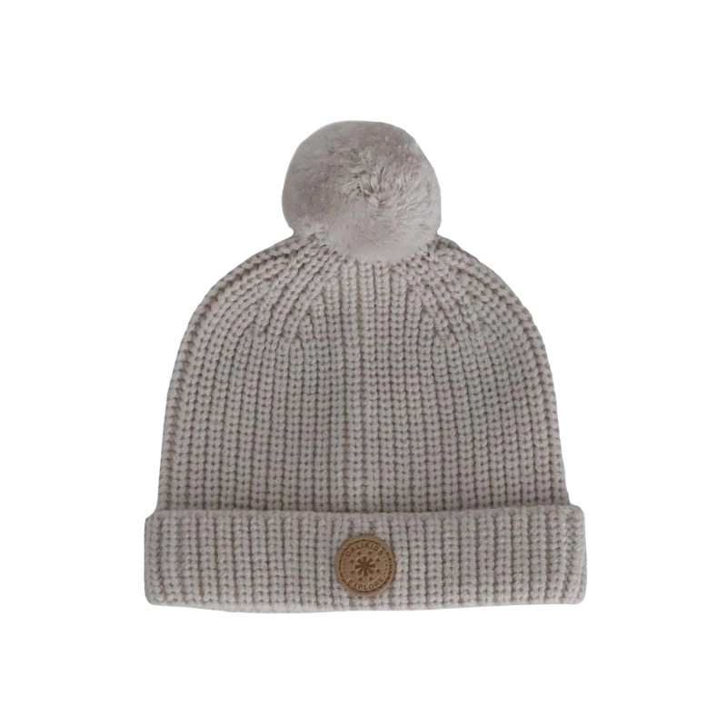 CaliKids Calikids Infant Hat w/Pom Moonbeam
