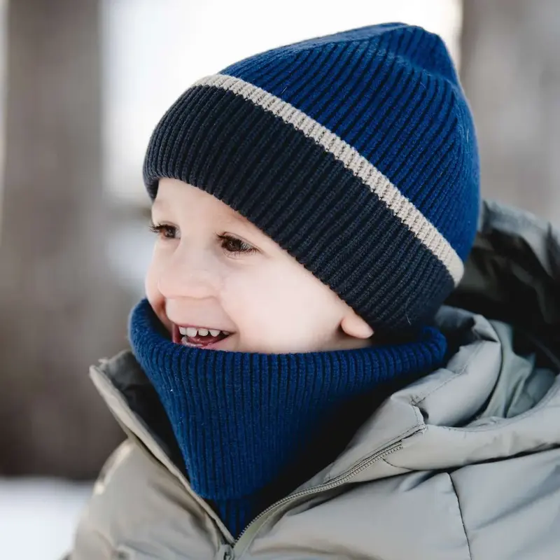 CaliKids Calikids Soft Touch Knit Hat Blue