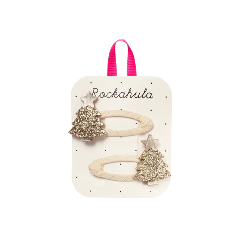 Rockahula Rockahula Christmas Hair Clips North Pole Christmas Tree