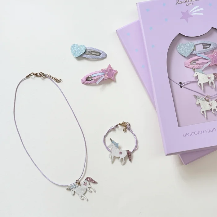 Rockahula Rockahula Hair & Jewellery Set Unicorn
