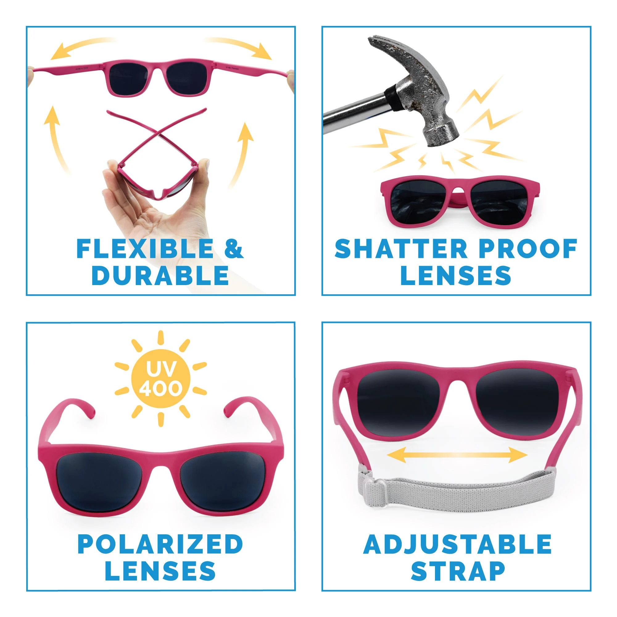 Jan & Jul Jan & Jul Polarized Sunglasses Orchid