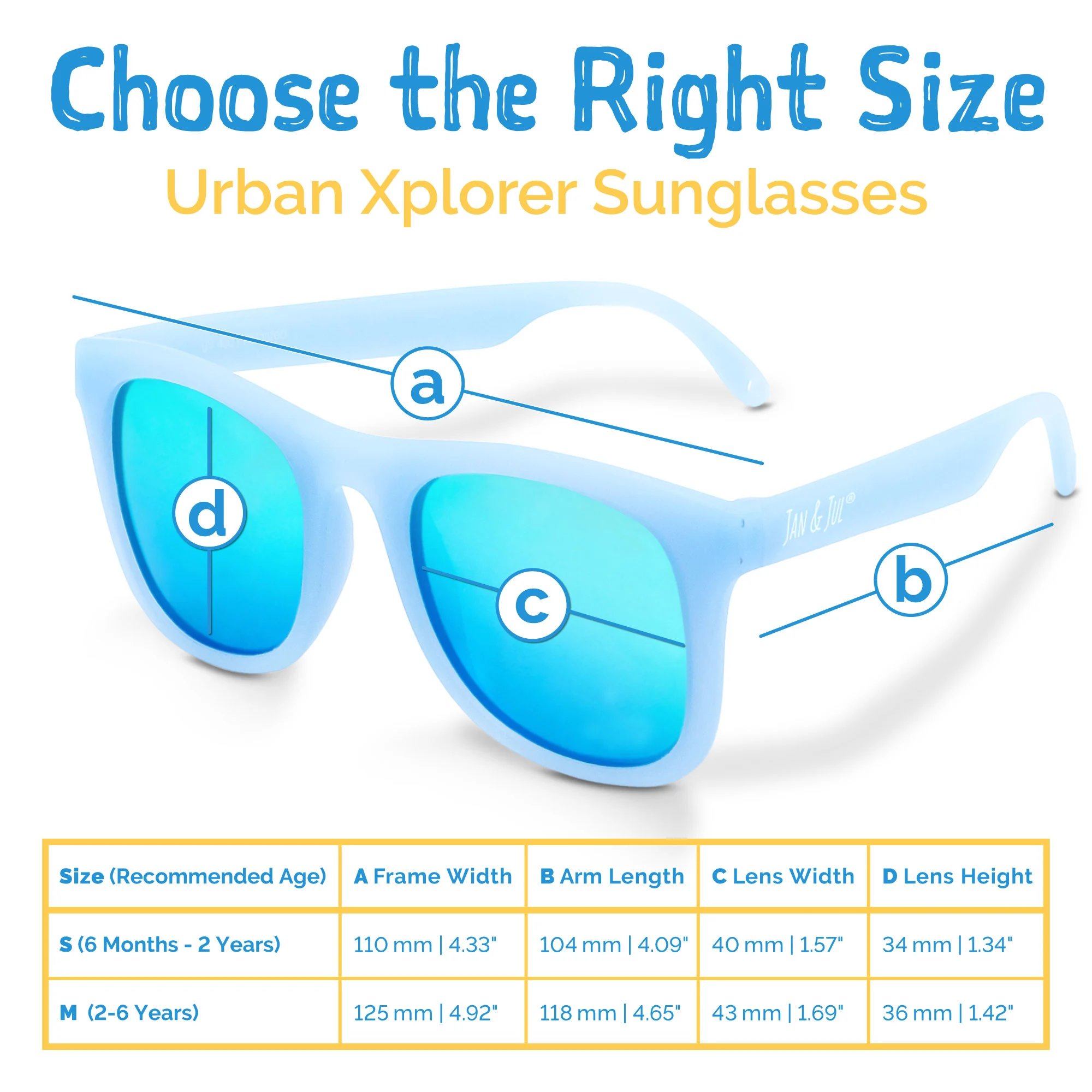 Jan & Jul Jan & Jul Polarized Sunglasses Frosty Blue