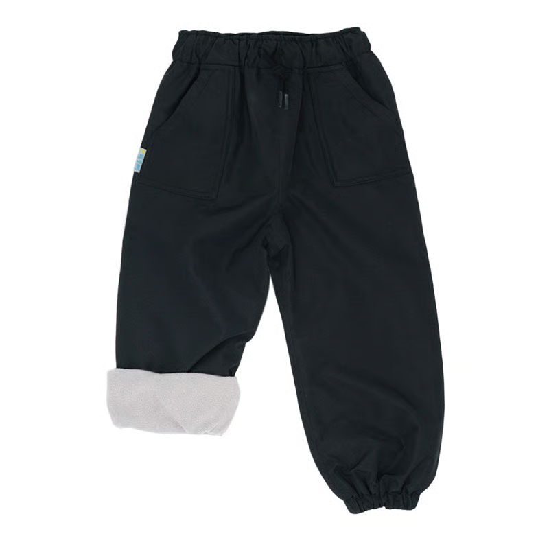 Jan & Jul Jan & Jul Fleece Lined Rain Pants Black