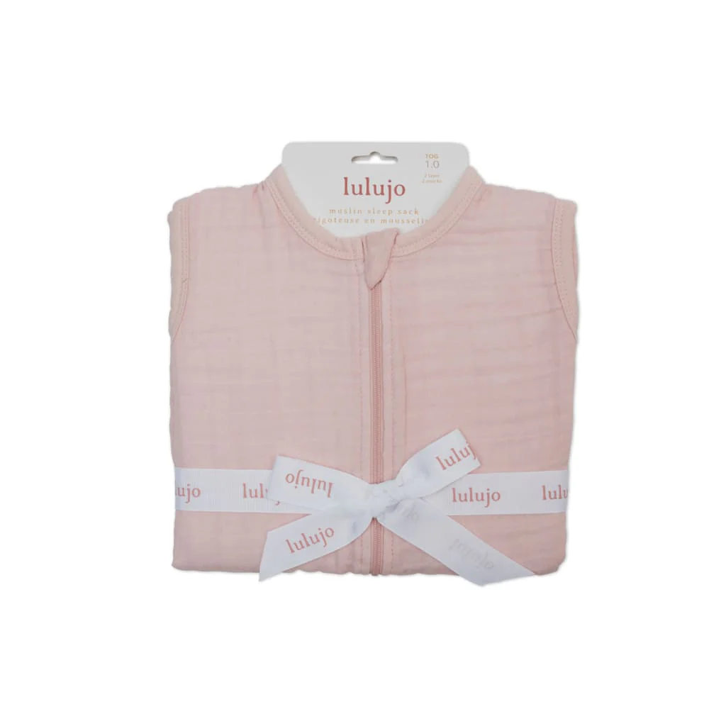 Lulujo Lulujo Cotton Sleep Sack 1.0 TOG Ballet Slipper