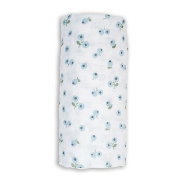 Lulujo Lulujo Muslin Swaddle Blueberries 40" x 40"