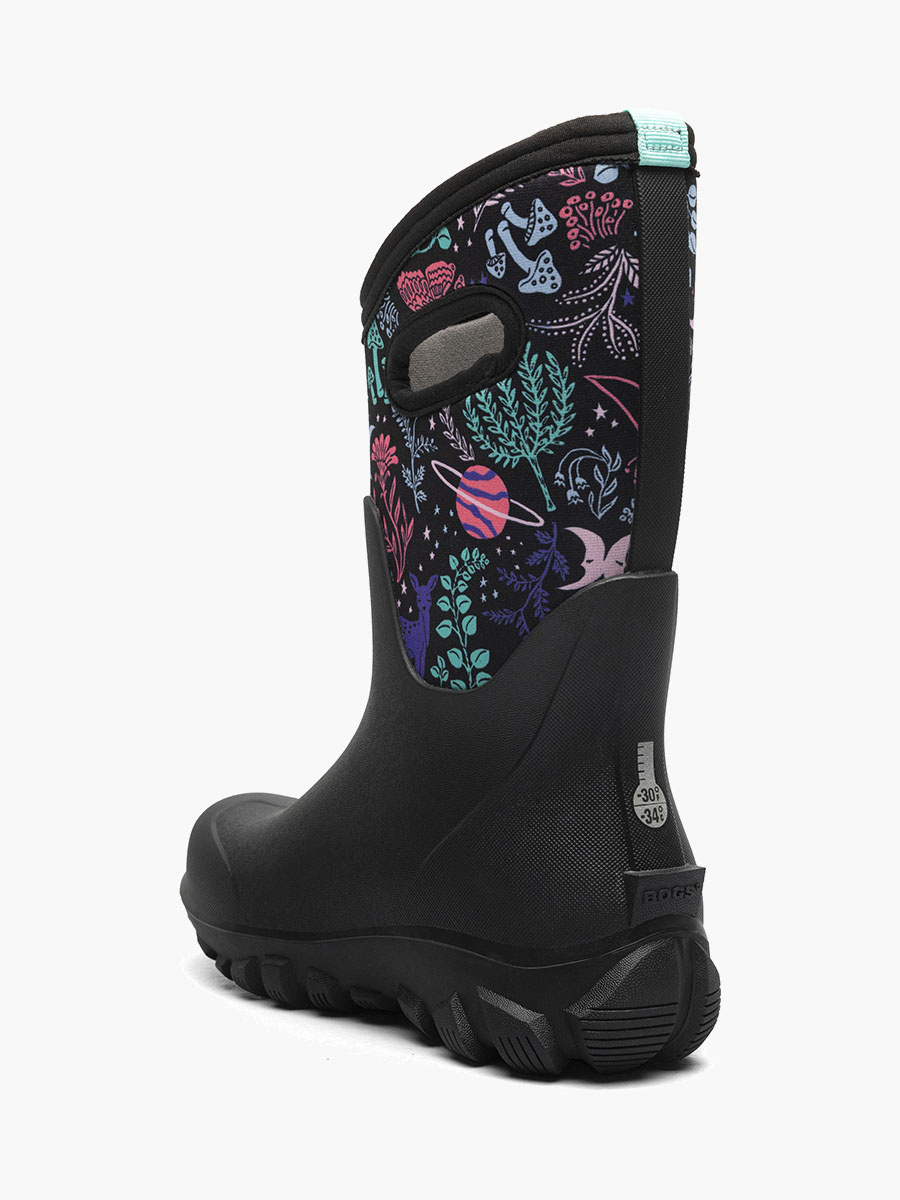 Bogs Bogs Classic Seamless Cosmic Forest Black Multi