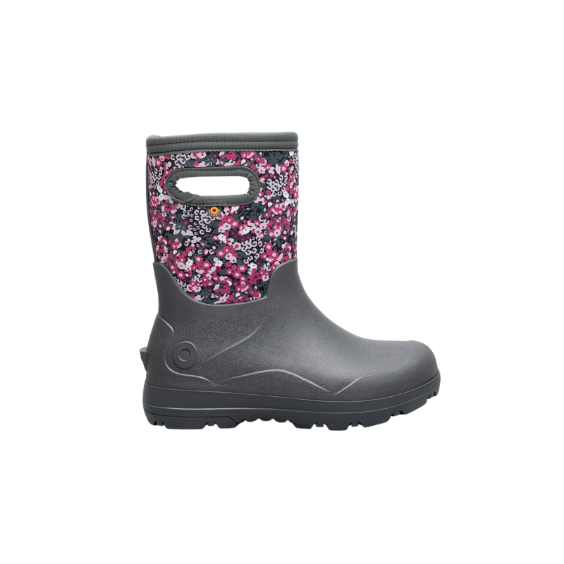 Bogs Bogs York Seamless Impressionist Floral Gray Multi