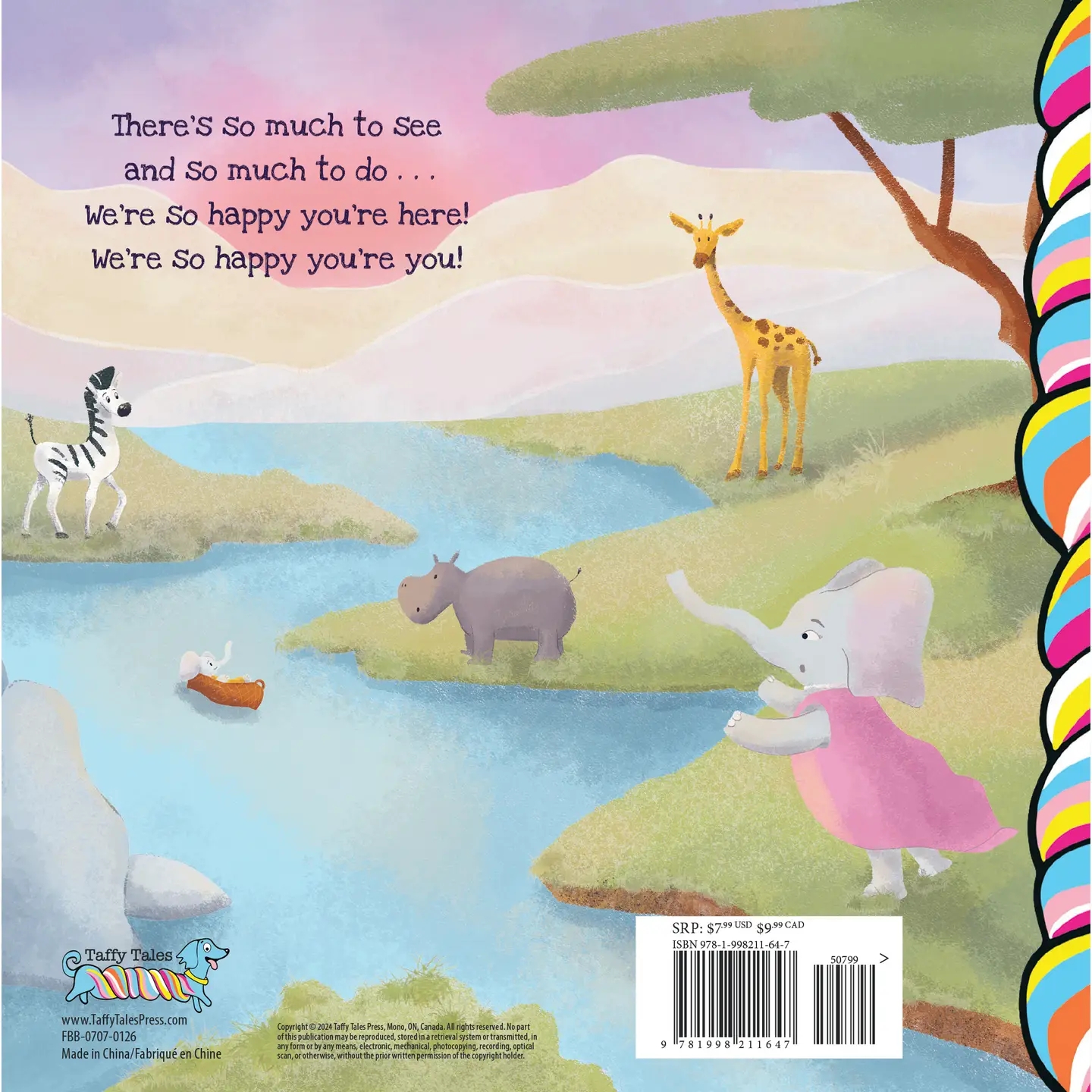 Taffy Tales Inc. Taffy Tales Books Welcome To the World 7x7