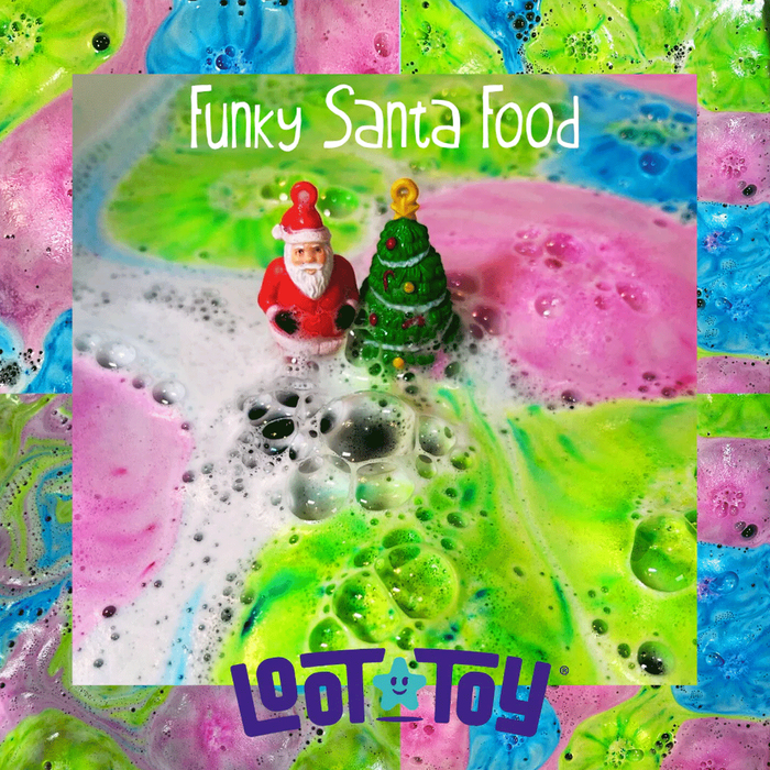 Loot Toy Loot Foaming Bath Salts Funky Santa Food