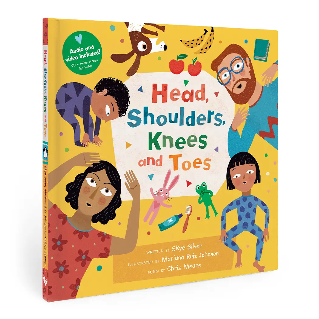 Barefoot Books Books Head, Shoulders, Knees and Toes Hardcover with CD