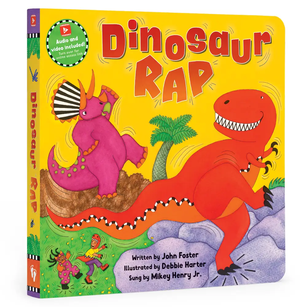 Barefoot Books Books Dinosaur Rap Paperback with Audio & Video