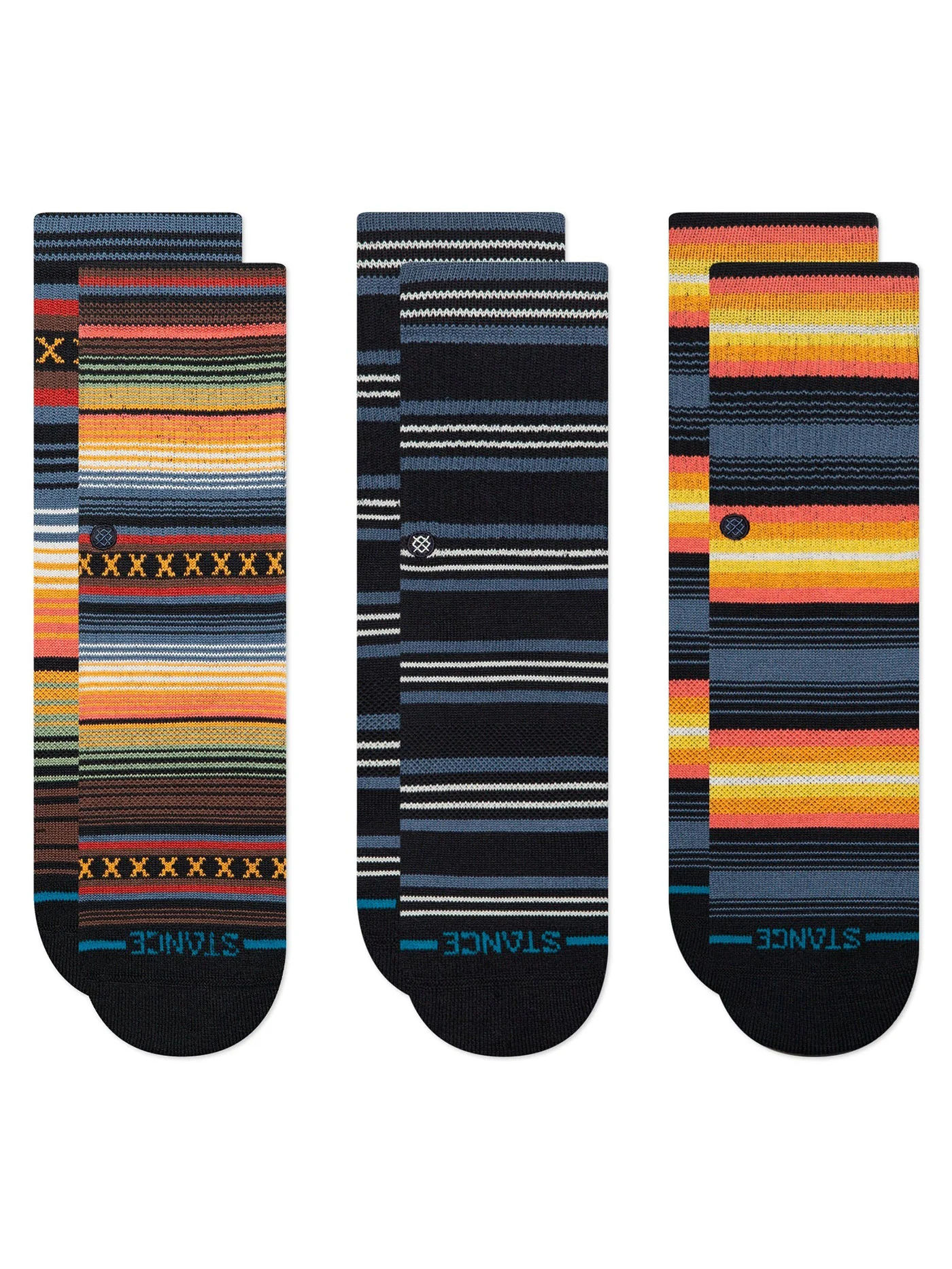 Stance Stance Serape Crew Socks 3pk