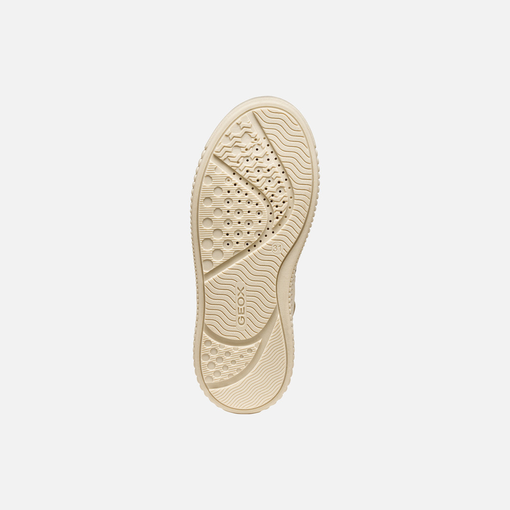 Geox Geox Jr Laquinny Runner Platinum