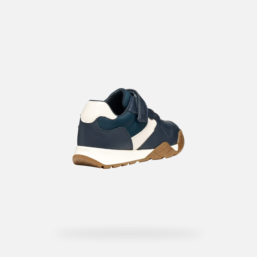 Geox Geox Jr Rann Runner Navy/Lt Ivory