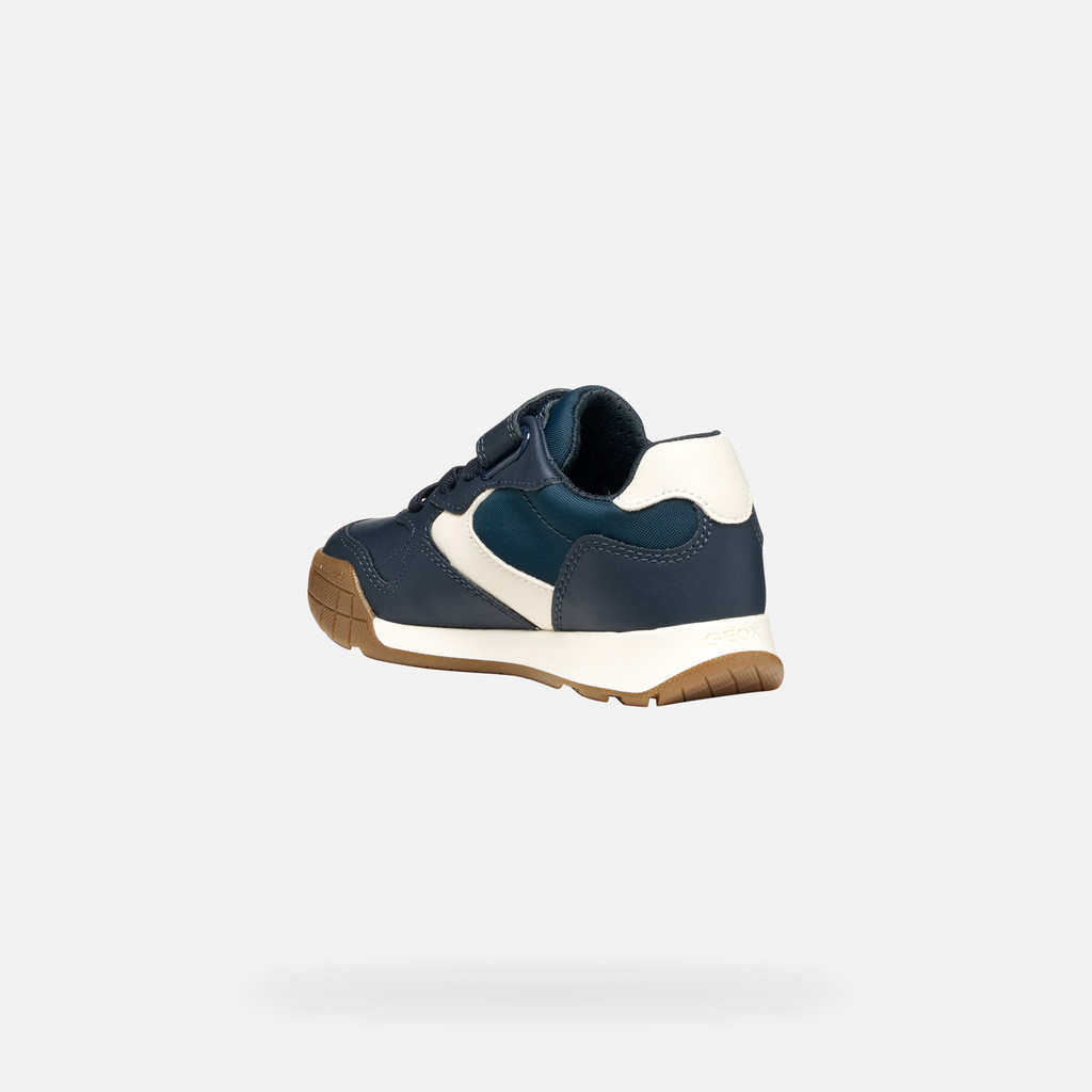 Geox Geox Jr Rann Runner Navy/Lt Ivory