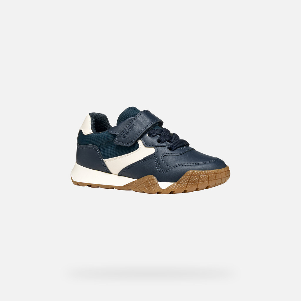 Geox Geox Jr Rann Runner Navy/Lt Ivory
